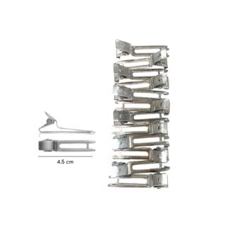 Duall-ended tweezers strek 4,5cm- 12pcs