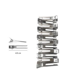 Duall-ended tweezers 4,5cm- 12pcs