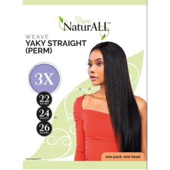 Pure NaturALL 3x Weave Yaky Straight 22/24/26"-1B